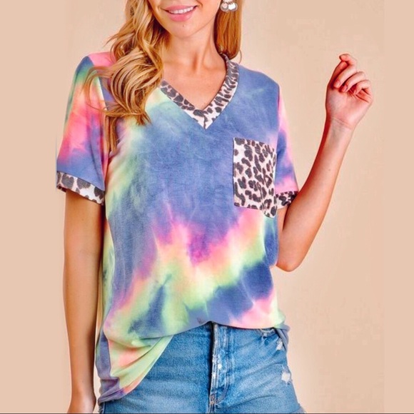Just in! Happy days tie dye tee - Picture 3 of 3